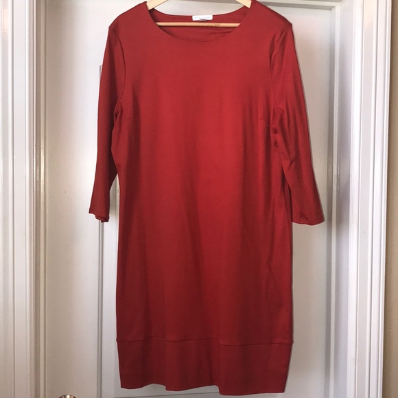 3/4 Sleeve Dress - Picture 1 of 3